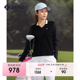 RAPIDO雳霹道2024年新品 女士GOLF系列拼接毛衫 运动休闲翻领毛衣