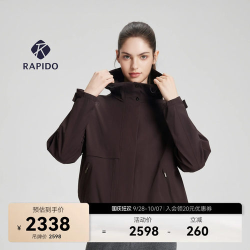 女士户外休闲通勤梭织运动外套