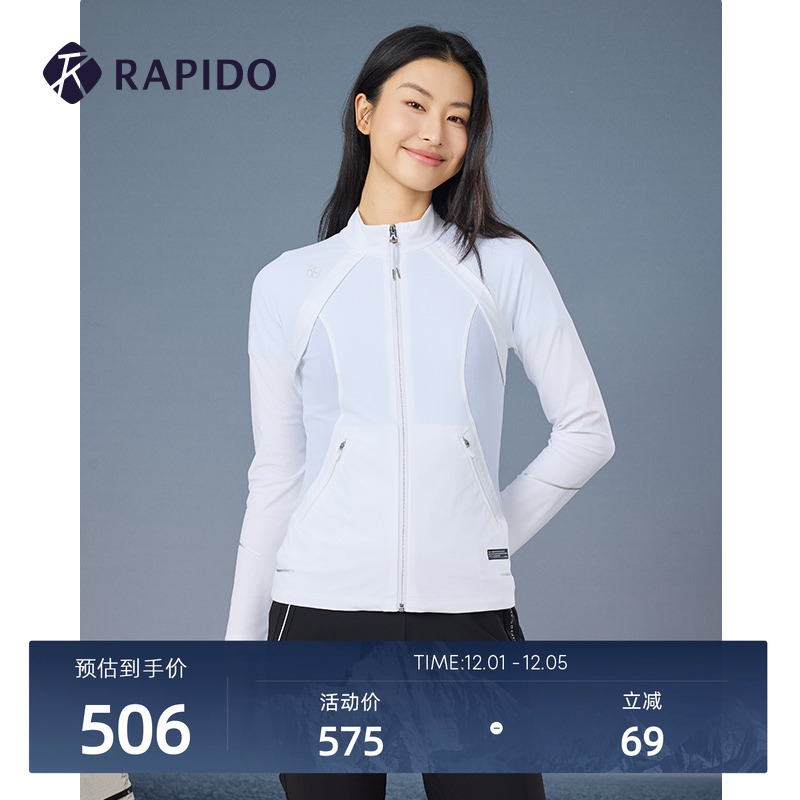 RAPIDO春夏新款女士立领修身夹克