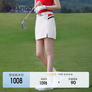 女士GOLF RAPIDO雳霹道2024年春夏新款 pro开叉短裙休闲运动半身裙