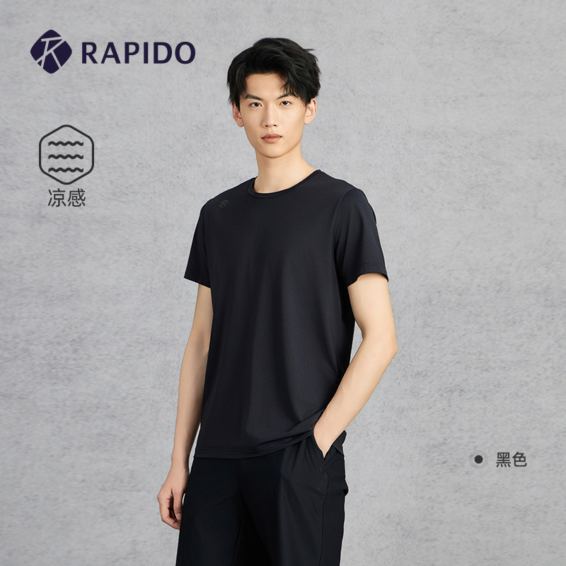 RAPIDO雳霹道男士圆领短袖T恤