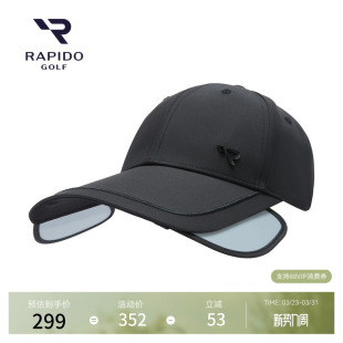 RAPIDO雳霹道2025年秋冬高尔夫GOLF男女同款 飞机眉棒球帽