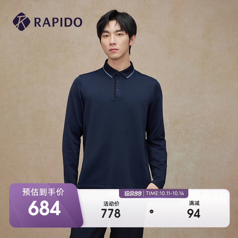 RAPIDO雳霹道长袖POLO衫