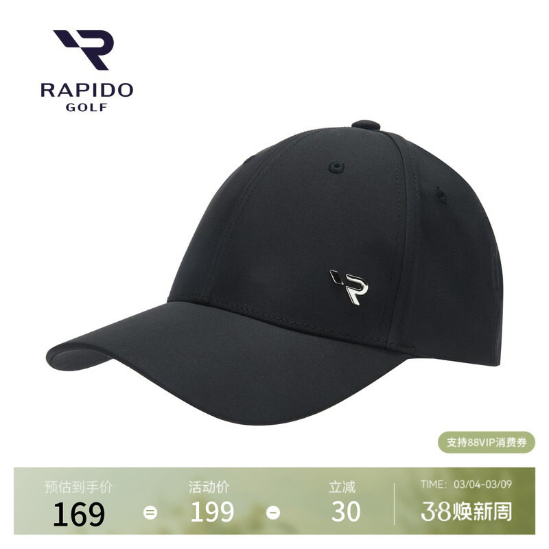 RAPIDO雳霹道男女同款高尔夫GOLF鸭舌棒球帽