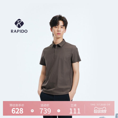 R-LINE男士上衣运动商务短袖POLO