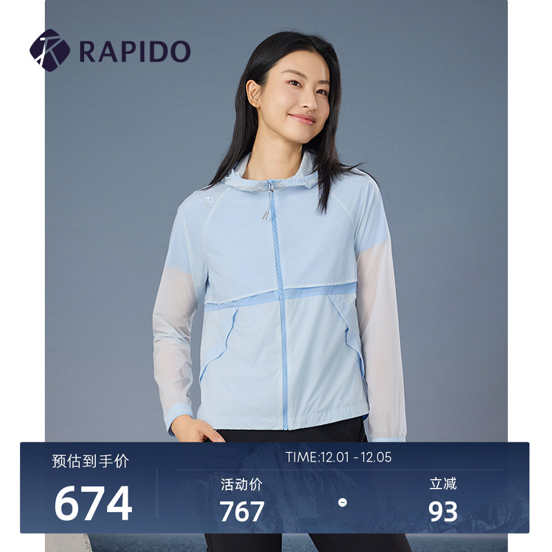 RAPIDO24年春夏女士果冻夹克