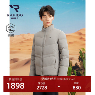 RAPIDO雳霹道25秋冬男高尔夫GOLF立领轻量羽绒服90%鹅绒 新品