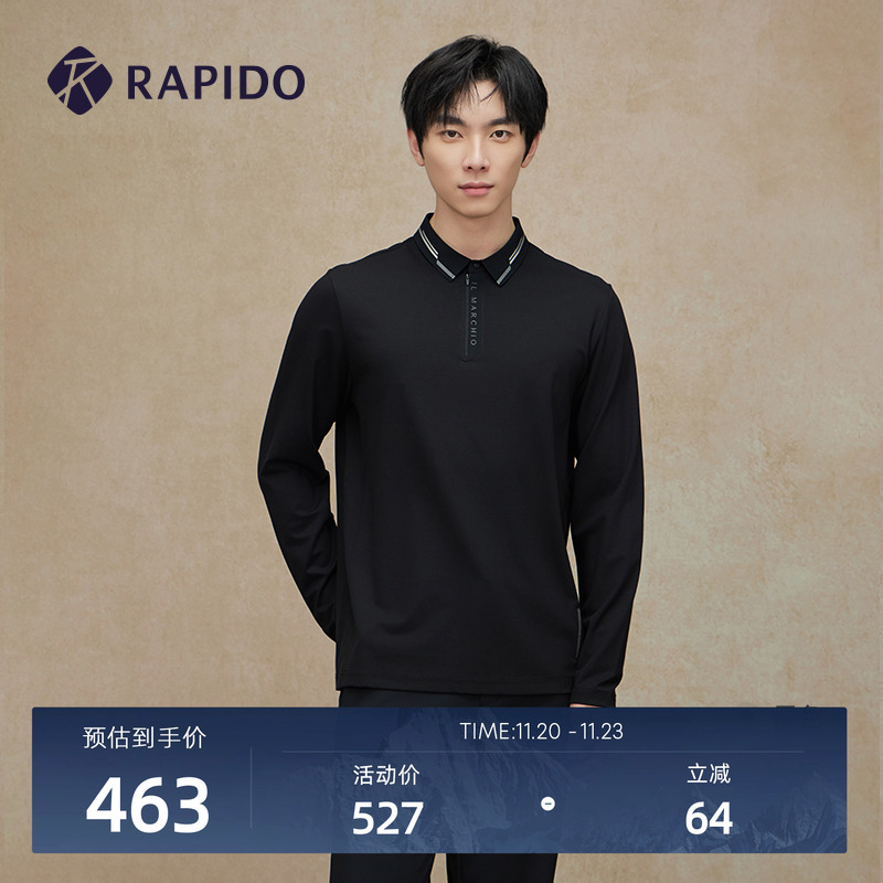 RAPIDO雳霹道长袖POLO衫