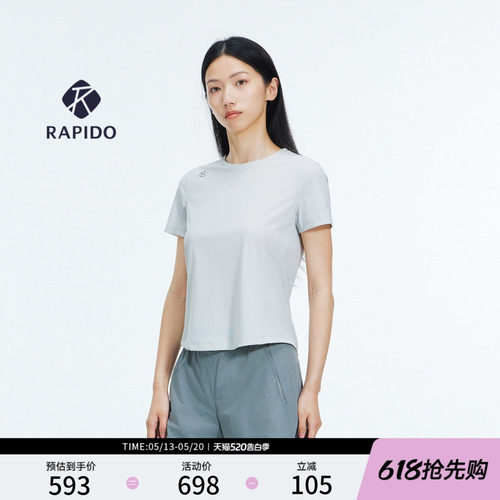 女士PREMIUMRUNING运动简约短袖