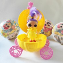 新款 娃娃公主女孩儿童公仔玩具 惊喜公主猜扭蛋网红盲盒球变装