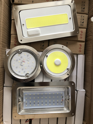 冷藏车厢内灯货车货箱顶灯12伏24v集装箱led照明灯不锈钢开关防水