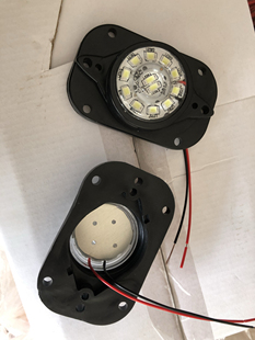 货车led边灯货箱式顶灯24V油罐车中集挂车示宽灯行车灯车厢四角灯