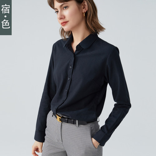 middot全棉百搭风厚款女士衬衫