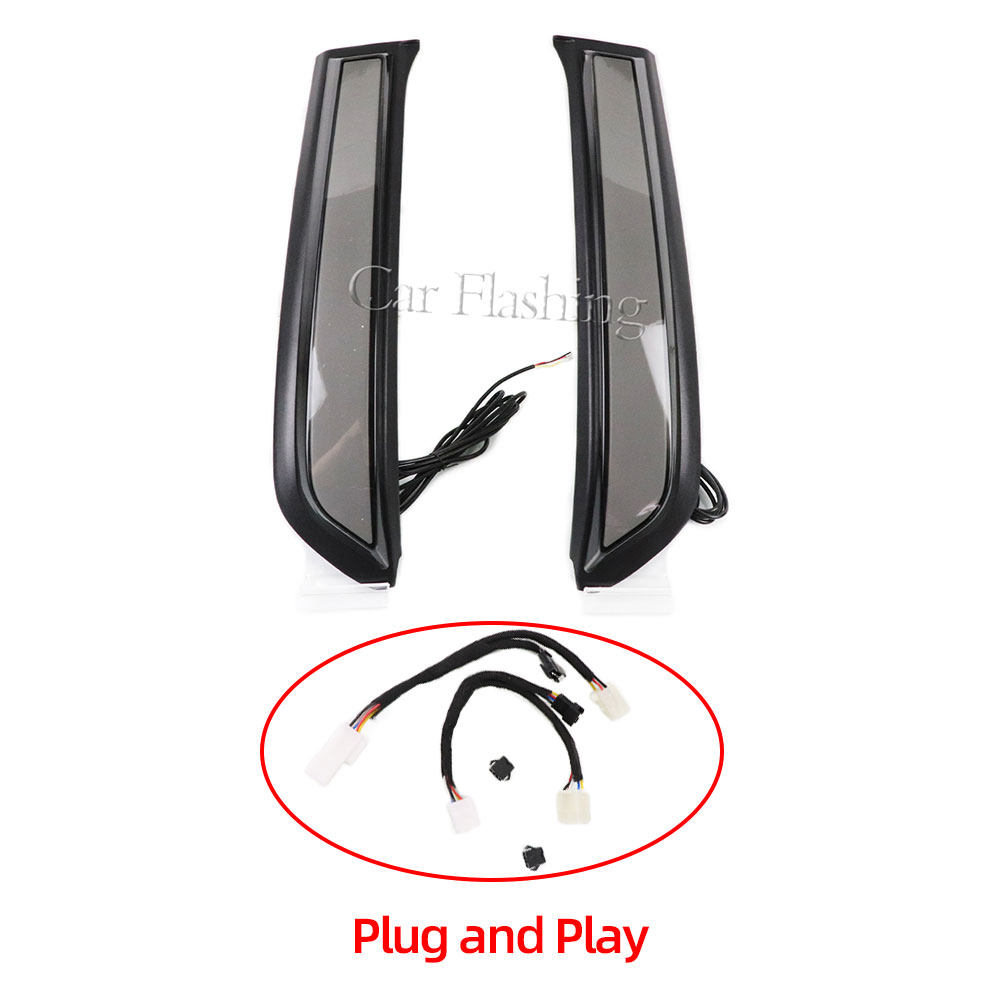 TOYOTA 10-22 SPEEDMASTER 4RUNNER 컬럼 램프 리어 범퍼 램프에 적합 수정 된 흐르는 물 방향 지시등 램프