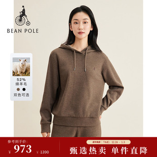 2025年秋冬女士简约时尚 含绵羊毛BEANPOLE滨波 套头卫衣 新品
