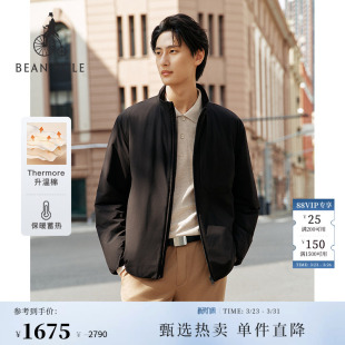 BEANPOLE滨波2025春秋男厅局商务风轻量升温棉服外套 进口面料