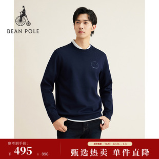 BEANPOLE滨波2025秋冬男休闲360g新毛圈面料卫衣 20周年庆系列