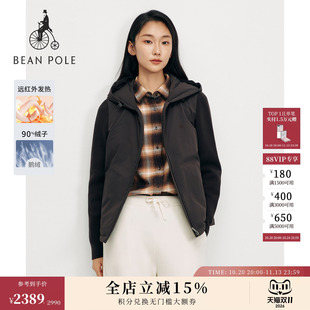 【新品】90%鹅绒 BEANPOLE滨波2026年冬季女士日常发热羽绒服外套