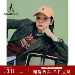 男女同款 BEANPOLE滨波 简约休闲随性全棉斜纹运动棒球帽 新品