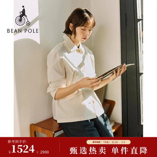 轻量中长款 2025年秋冬女士基础款 BEANPOLE滨波 风衣外套 新品