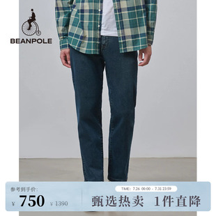 BEANPOLE滨波 春秋男士 优雅水洗松紧腰日常时尚 潮酷牛仔长裤