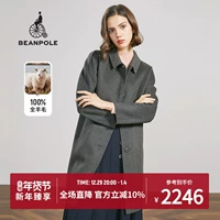 [100%шерсть] Beanpole Binbo осень осень новый продукт женский отдельный приводной кукольный воротник средний Woors