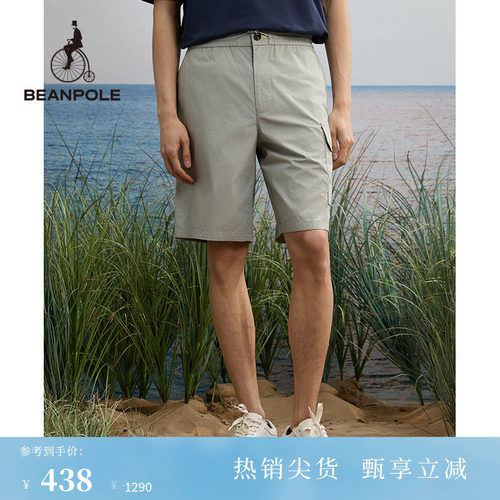 抽绳设计短裤BEANPOLE棉质户外