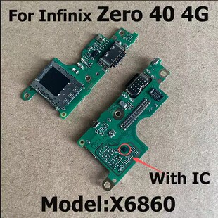 适用于传音Infinix Zero 40 4G尾插小板 X6860充电USB送话器小板