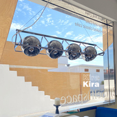 包豪斯客厅吊灯复古简约中古书房餐厅灯具北欧创意侘寂风网红灯具