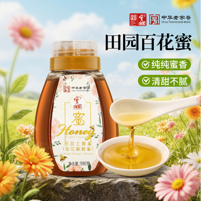 宝生园百花蜜百年老子号真蜂蜜
