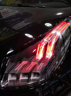 适用于领克01专车02改装03手机APP控制七彩变色LED日行灯红色改色