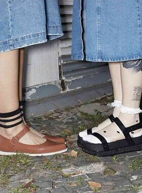 巴西春夏新款Melissa 透明条纹袜波点袜短袜女袜水晶袜