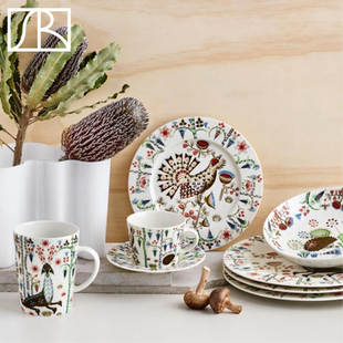 芬兰iittala Taika魔幻森林马克咖啡杯北欧伊塔拉陶瓷碗盘马克杯