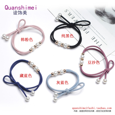 韩版手链高弹力甜美风皮筋发圈