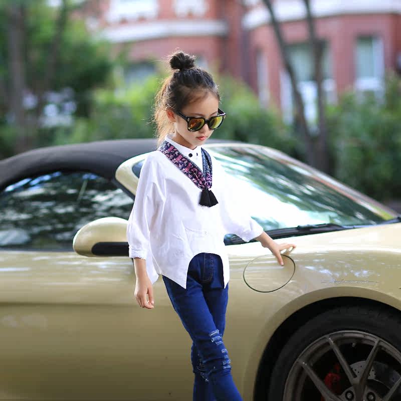 Chemise fille à manche longue - Ref 2084909 Image 1