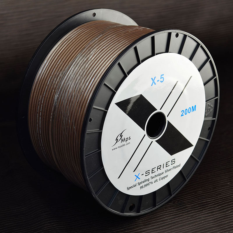 台湾MPS X-5镀银HIFI发烧音响线DIY耳机线讯号线音频线信号线散线