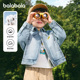 小 童装 巴拉巴拉男童牛仔衣宝宝纯棉外套儿童宽松上衣2026春装 新款