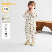 巴拉巴拉balaOne婴儿连体衣宝宝爬服哈衣2025新款 潮流时尚 可爱萌
