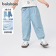 宝宝薄款 童装 束脚裤 子长裤 巴拉巴拉女童牛仔裤 新款 儿童裤 2025夏装
