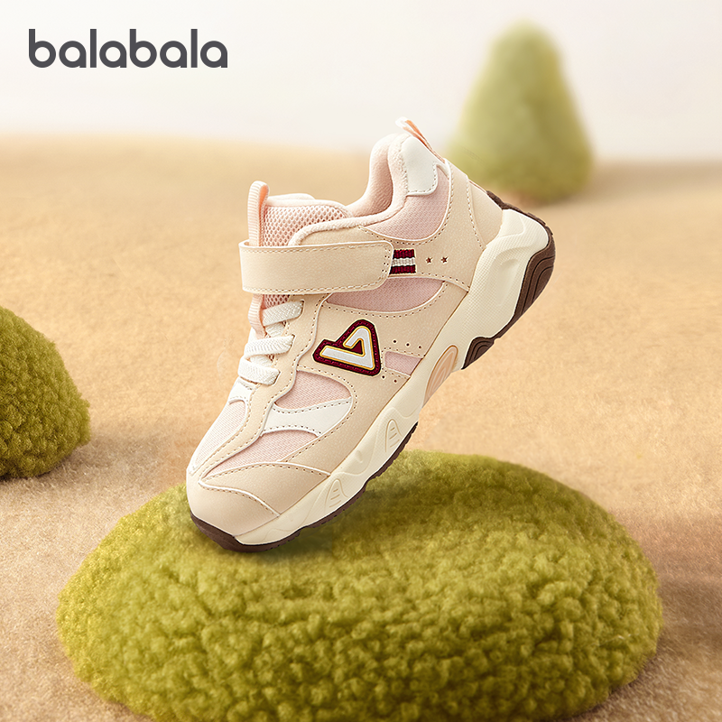 巴拉巴拉稳步鞋女童鞋加绒运动鞋