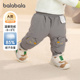 童装 巴拉巴拉婴儿羽绒裤 潮 2025冬季 新款 男童女童束脚裤 子儿童长裤