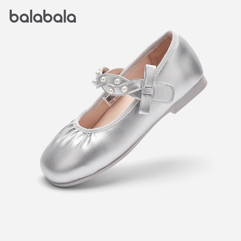 巴拉巴拉童鞋女童公主鞋2025新款春秋软底表演鞋芭蕾风鞋子蝴蝶结,童鞋/婴儿鞋/亲子鞋,皮鞋,淘宝优惠券,粉丝福利购,淘宝优惠卷