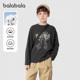 t恤儿童纯棉打底衫 大童上衣春季 2026新款 巴拉巴拉男童长袖 童装 潮t