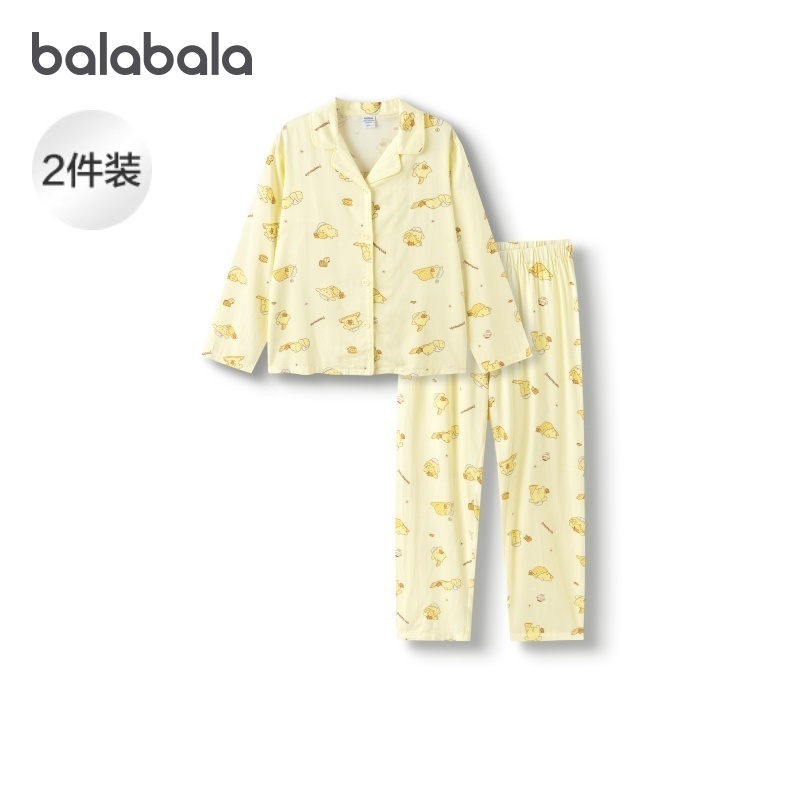 【三丽鸥IP】巴拉巴拉女童睡衣套装儿童家居服中大童开衫秋季新品