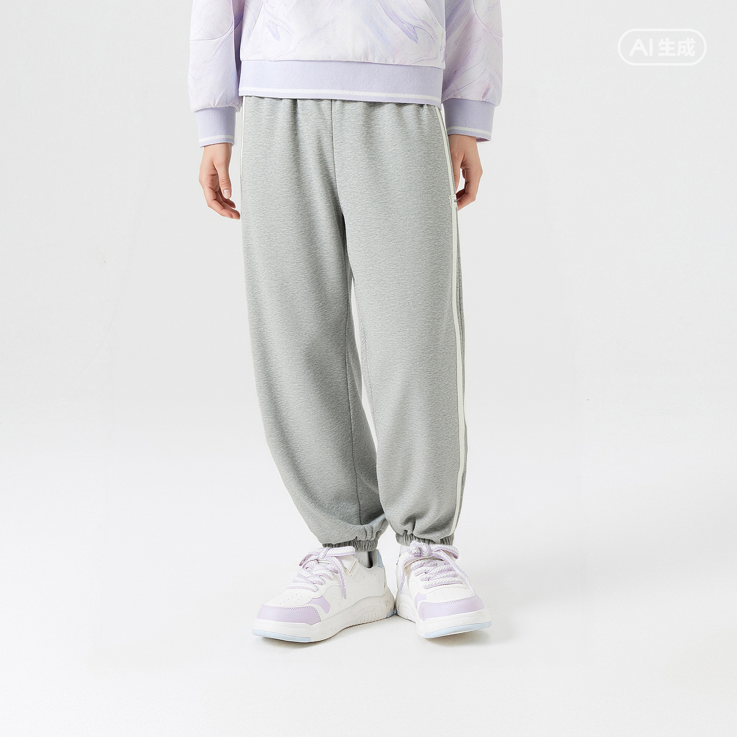 巴拉巴拉balaOne裤子束脚运动裤