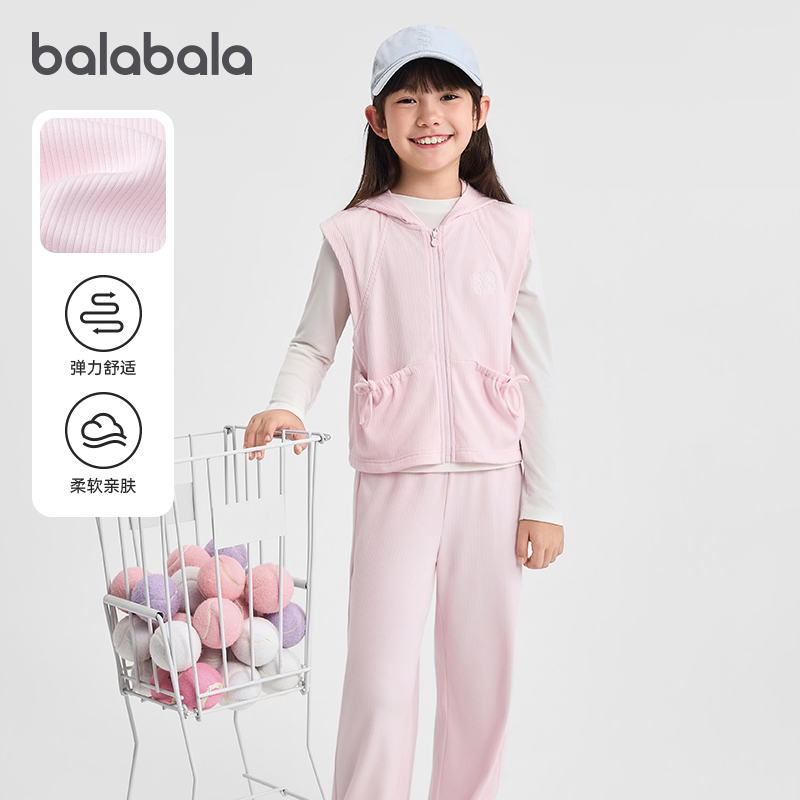 巴拉巴拉套装女童甜美萌趣三件套