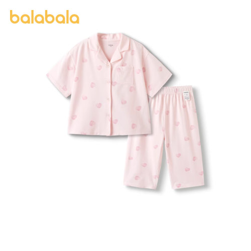 巴拉巴拉女童家居服儿童凉感睡衣