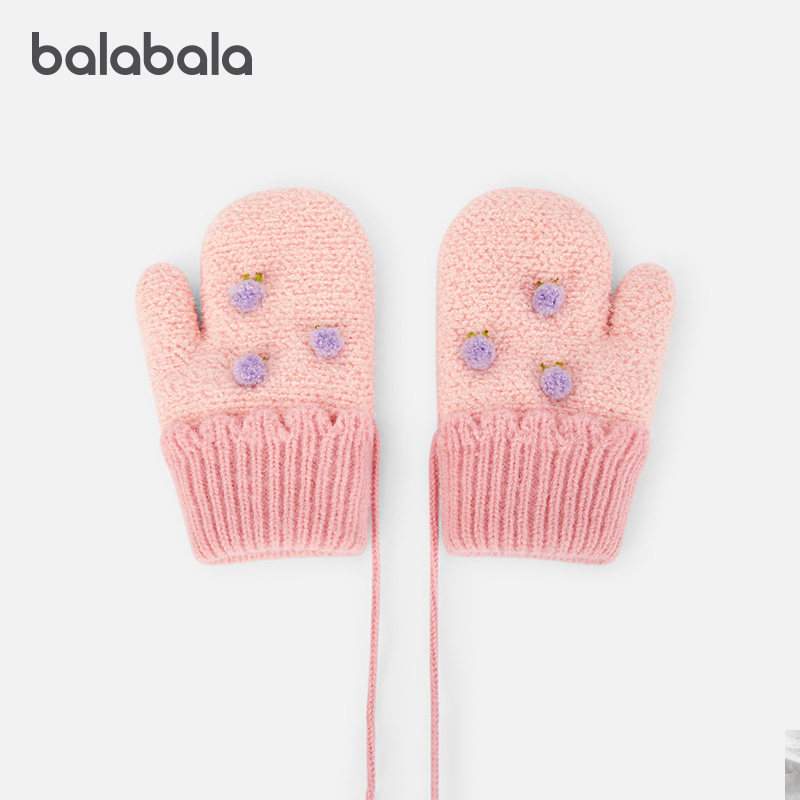 巴拉巴拉儿童手套女童加绒包指手套2025新款防寒保暖舒适冬季,童装/婴儿装/亲子装,手套,淘宝优惠券,粉丝福利购,淘宝优惠卷