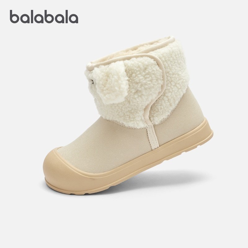 【商场同款】巴拉巴拉女童稳步鞋毛绒动物棉靴加绒2025新款冬靴子,童鞋/婴儿鞋/亲子鞋,雪地靴,淘宝优惠券,粉丝福利购,淘宝优惠卷