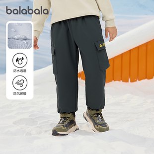 滑雪裤 男童加厚长裤 2025冬装 新款 商场同款 童装 巴拉巴拉儿童羽绒裤